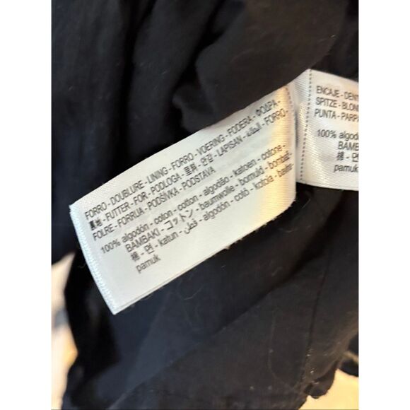 NWOT Zara collection  CONTRAST EMBROIDERY DRESS, Med $149 B18 - Picture 12 of 13